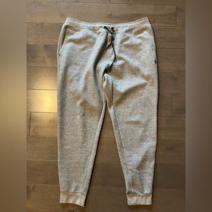 Polo Ralph Lauren Double Knit Jogger Sweatpants Mens XXL Back Zip Pocket